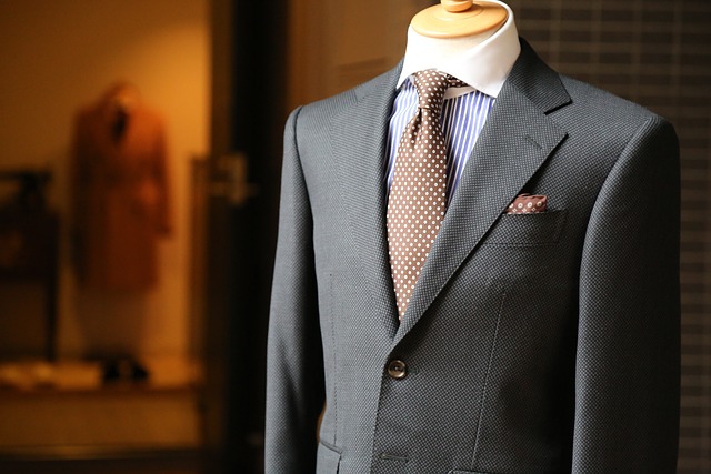 photo of a custom tailored suit to reflect a custom website design